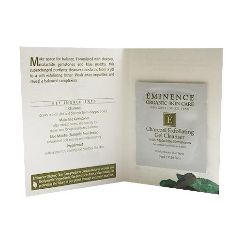 Eminence Organics Charcoal Exfoliating Gel Cleanser