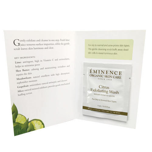 Eminence Citrus Exfoliating Wash Sample Size