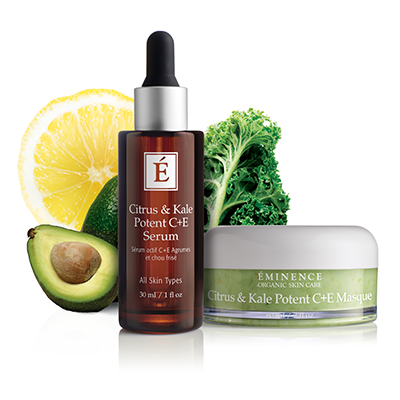 eminence organics citrus and kale collection