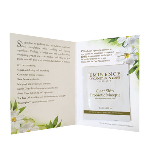 Eminence Organics Clear Skin Probiotic Masque Sample Size