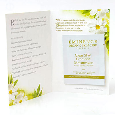 Eminence Organics Clear Skin Probiotic Moisturizer Sample Size