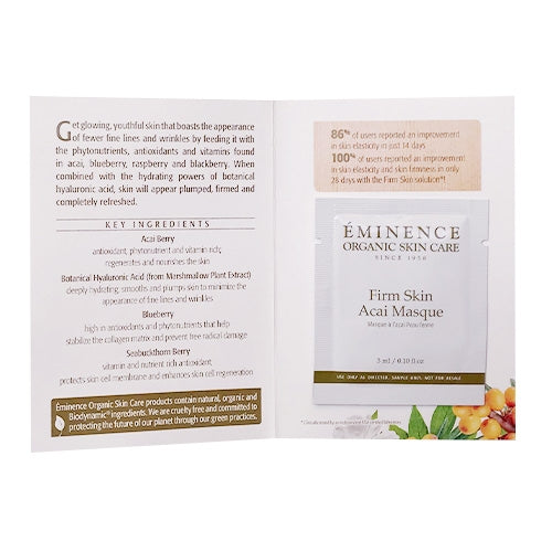 Eminence Organics Firm Skin Acai Masque Sample Size