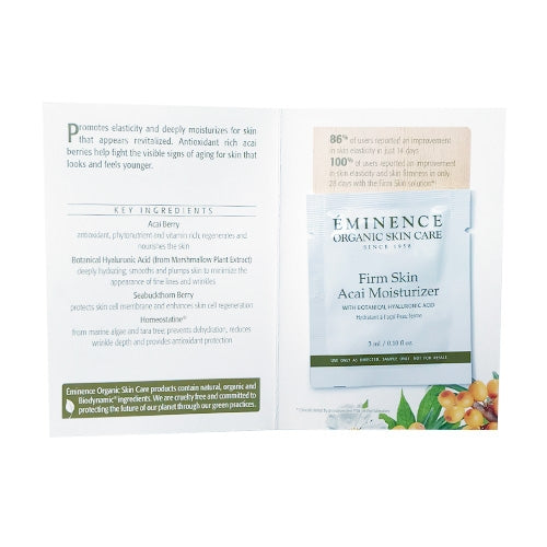 Eminence Organics Firm Skin Acai Moisturizer Sample Size