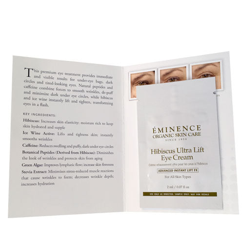 Eminence Organics Hibiscus Ultra Lift Eye Cream Sample Size