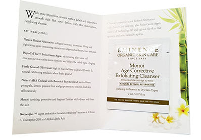 Eminence Organics Monoi Age Corrective Exfoliating Cleanser Sample Size 