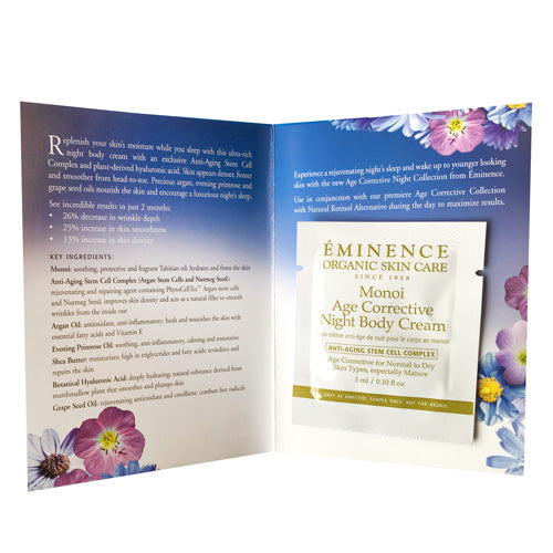 Eminence Organics Monoi Age Corrective Night Body Cream
