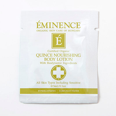 Eminence Organics Quince Nourishing Body Lotion Sample Size