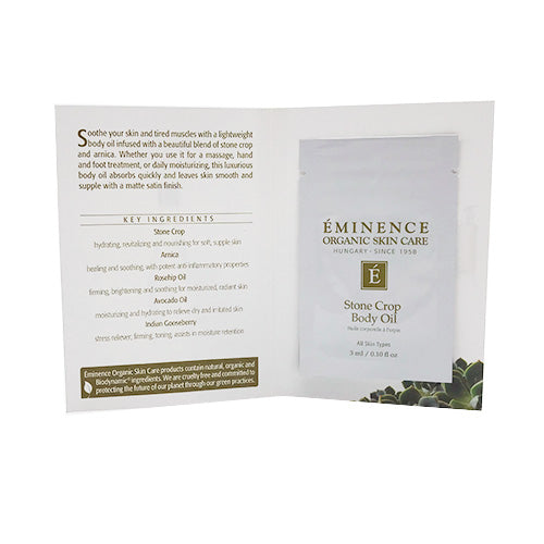Eminence Organics Stone Crop Body Oil