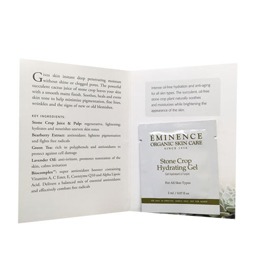 Eminence Organics Stone Crop Hydrating Gel Sample