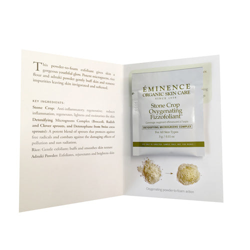 Eminence Organics Stone Crop Oxygenating Fizzofoliant Sample Size