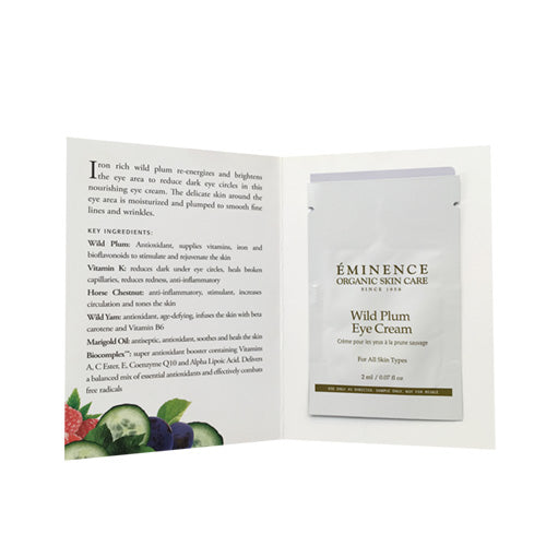 Eminence Organics Wild Plum Eye Cream Sample Size