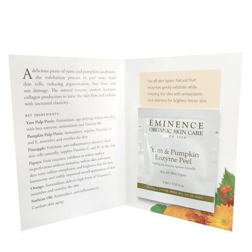 Eminence Organics Yam &amp; Pumpkin Enzyme Peel Sample Size