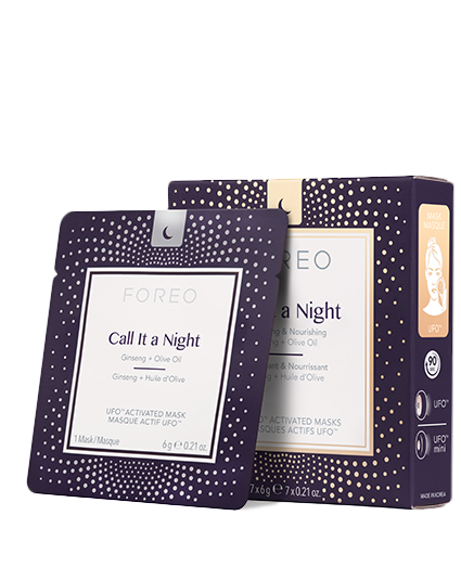 FOREO UFO Call It a Night Mask individual with box