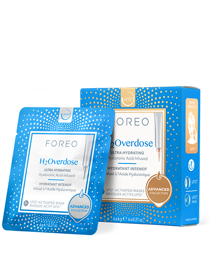 FOREO UFO H2Overdose Mask individual with box