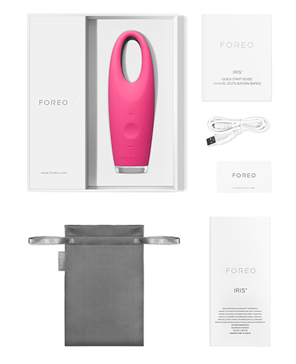 Foreo Iris Illuminating Eye Massager Contents