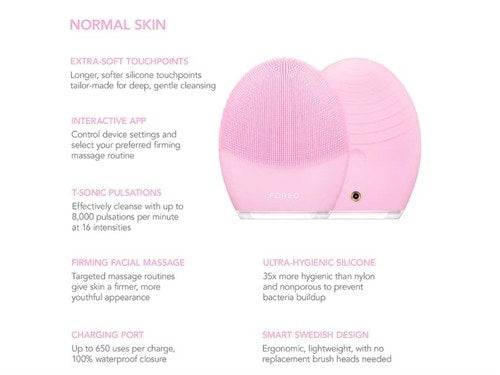 Foreo LUNA 3 for Normal Skin info