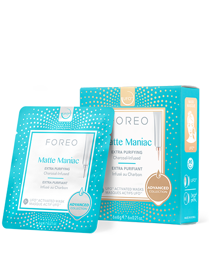 FOREO UFO Matte Maniac Mask individual with box