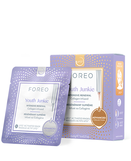 FOREO UFO Youth Junkie Mask individual box