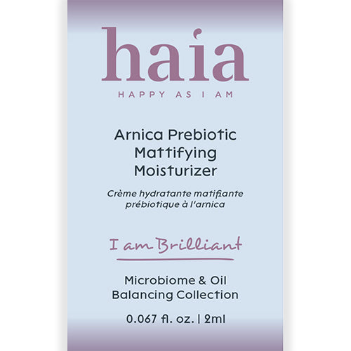 haia "I am Brilliant" Arnica Prebiotic Mattifying Moisturizer - Certified Cosmos Organic