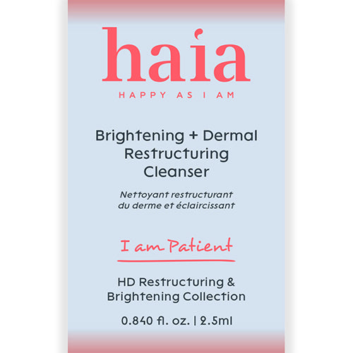 haia "I am Patient" Brightening + Dermal Restructuring Cleanser - Certified Cosmos Organic