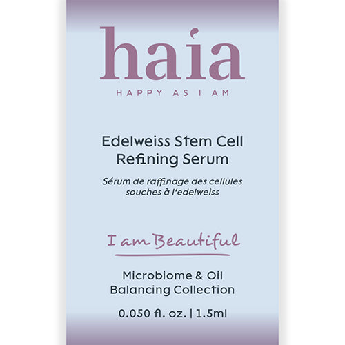 haia "I am Beautiful" Edelweiss Stem Cell Refining Serum - Certified Cosmos Organic