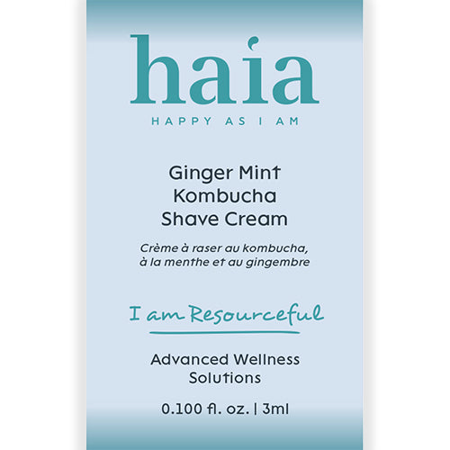 haia "I am Resourceful" Ginger Mint Kombucha Shave Cream - Certified Cosmos Organic