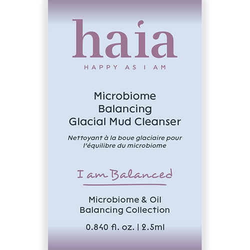 haia "I am Balanced" Microbiome Balancing Glacial Mud Cleanser - Certified Cosmos Organic