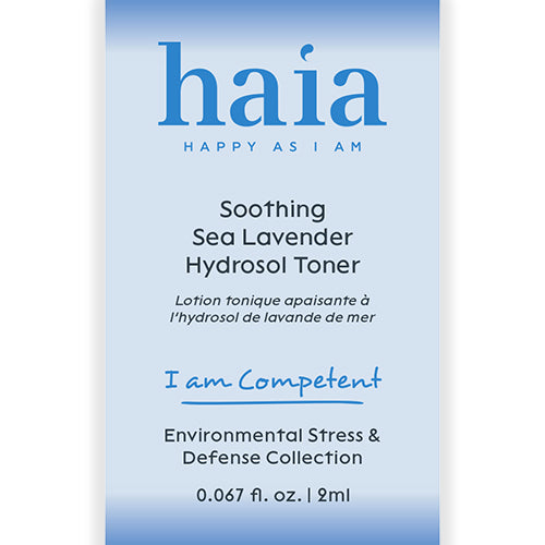 haia "I am Competent" Soothing Sea Lavender Hydrosol Toner - Certified Cosmos Organic