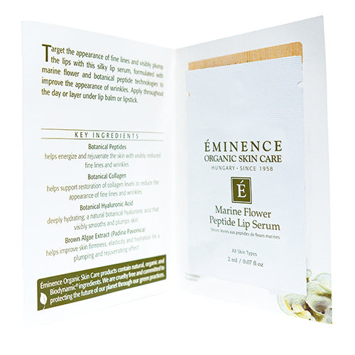 Eminence Organics Marine Flower Peptide Lip Serum sample