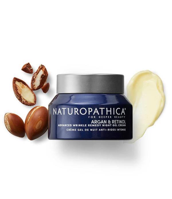 Naturopathica Argan &amp; Retinol Advanced Wrinkle Remedy Night Gel Cream ingredients