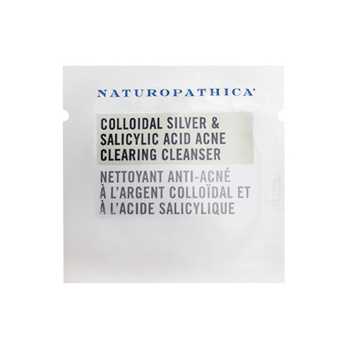  
Naturopathica Colloidal Silver &amp; Salicylic Acid Acne Clearing Cleanser Sample Size