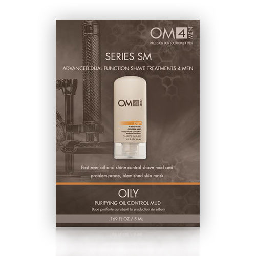 Organic Male OM4 Oily Shave Mask: Purifying Oil Control Mud