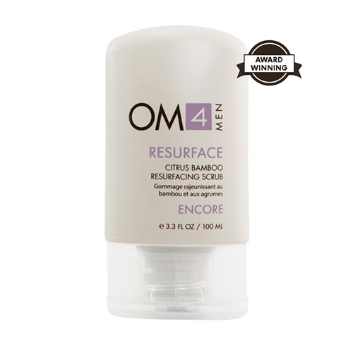 Organic Male OM4 Resurface: Citrus Bamboo Resurfacing Scrub