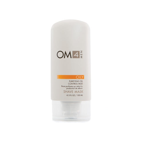 Organic Male OM4 Oily Shave Mask: Purifying Oil Control Mud (Full Size) 