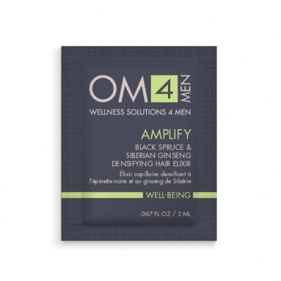 Organic Male OM4 Amplify: Black Spruce &amp; Siberian Ginseng Hair Densifying Elixir sample