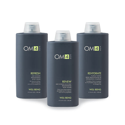 Organic Male OM4 Body Care Trio &amp; Travel Bag