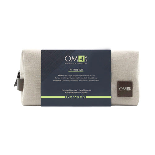 Organic Male OM4 Body Care Trio &amp; Travel Bag