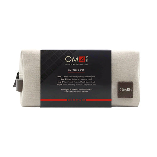 Organic Male OM4 Dry 4-Step RegiMEN &amp; Travel Bag