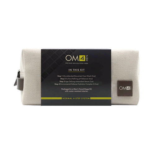 Organic Male OM4 Normal 4-Step RegiMEN &amp; Travel Bag