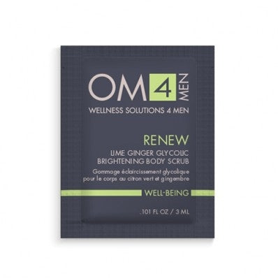 Organic-male-OM4-Renew-Lime-Ginger-Glycolic-Brightening-Body-Scrub Sample