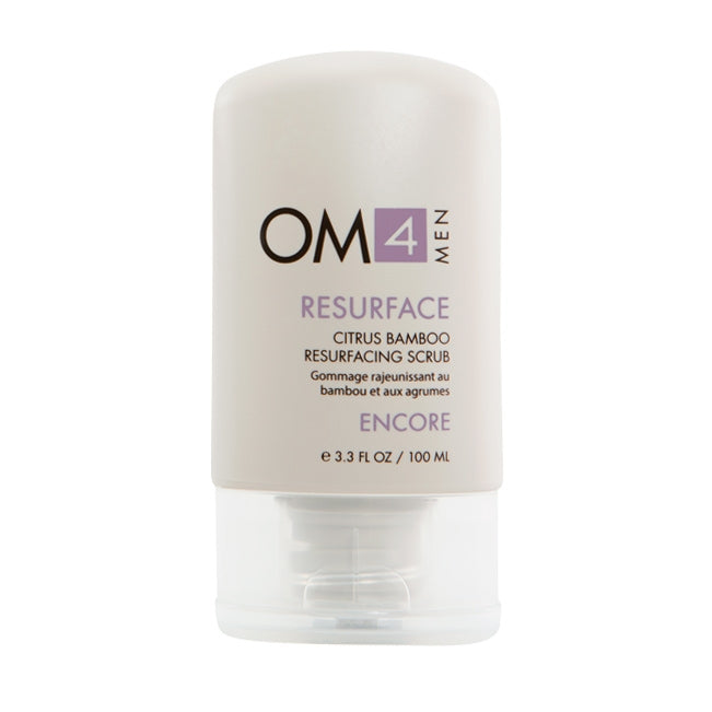 Organic Male OM4 Resurface: Citrus Bamboo Resurfacing Scrub 