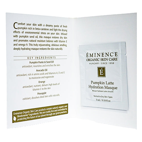 Eminence Organics Pumpkin Latte Hydration Masque