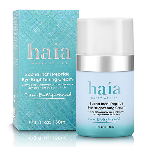 haia "I am Enlightened" Sacha Inchi Peptide Eye Brightening Cream - Certified Cosmos Organic