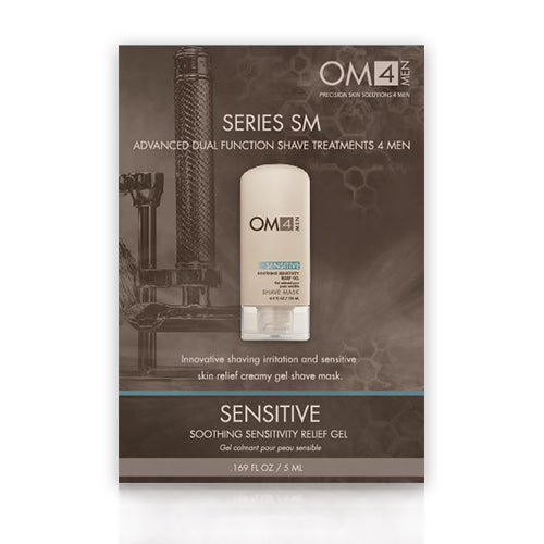 Organic Male OM4 Sensitive Shave Mask: Soothing Sensitivity Relief Gel