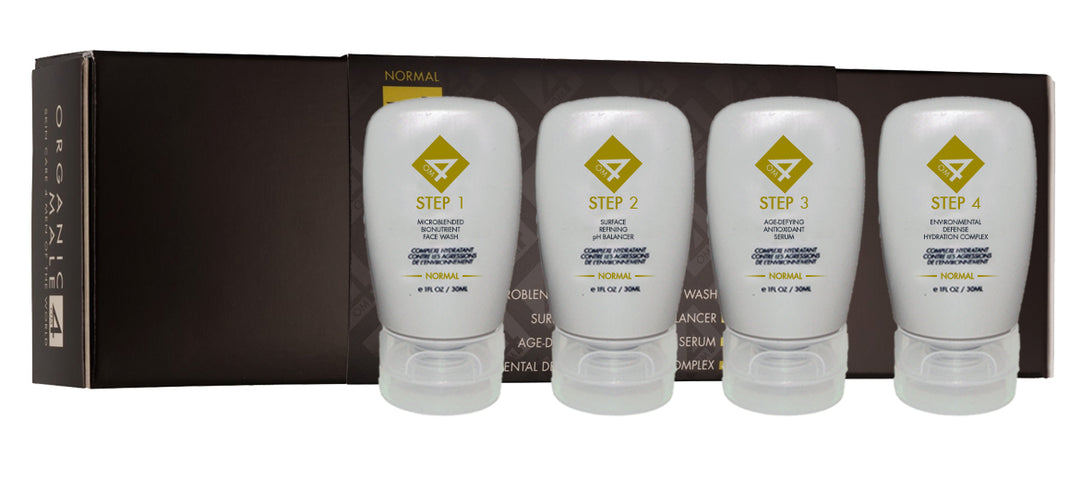 Organic Male OM4 Normal 4-Step RegiMEN (Travel Starter Size)