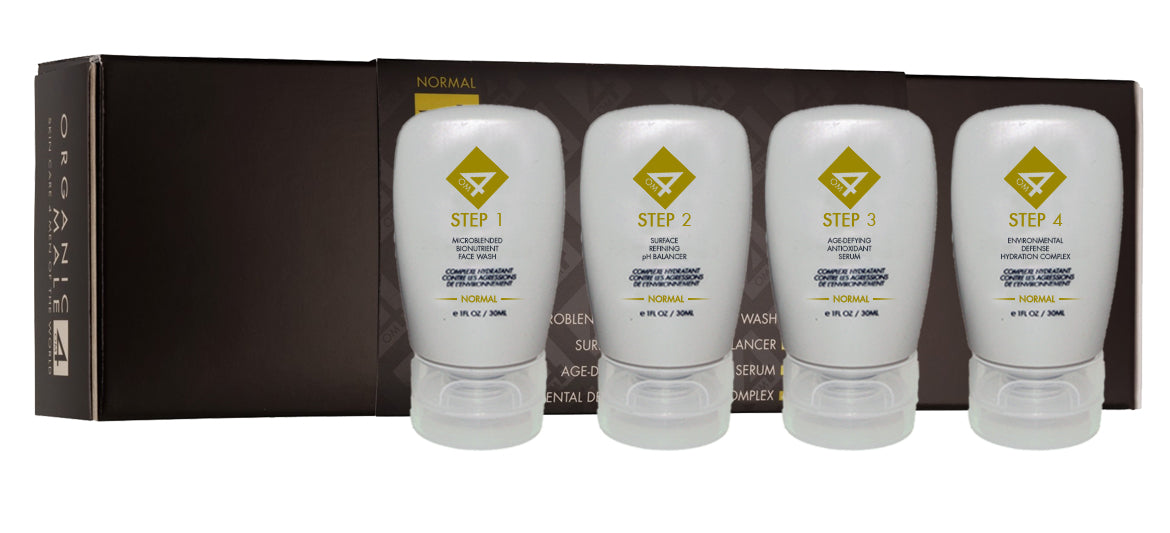 Organic Male OM4 Normal 4-Step RegiMEN (Travel Starter Size)