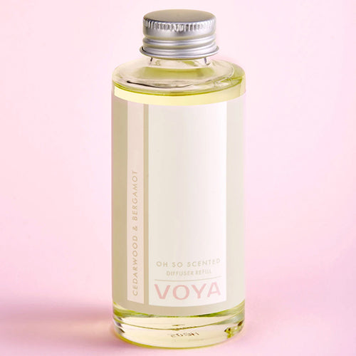 Voya Oh So Scented Reed Diffuser Refill Cedarwood Bergamot