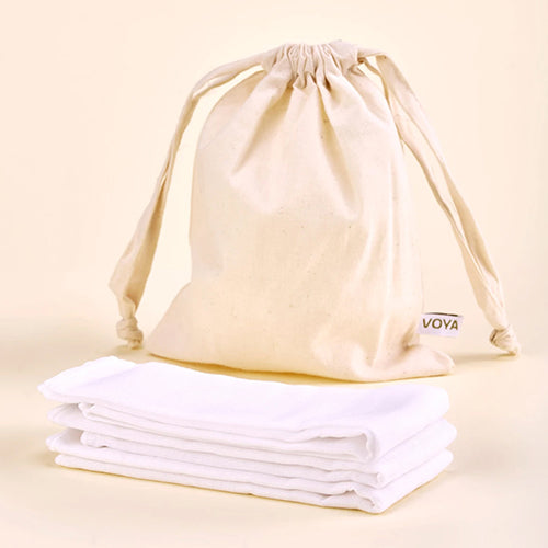 Voya Organic Muslin Facial Cloths