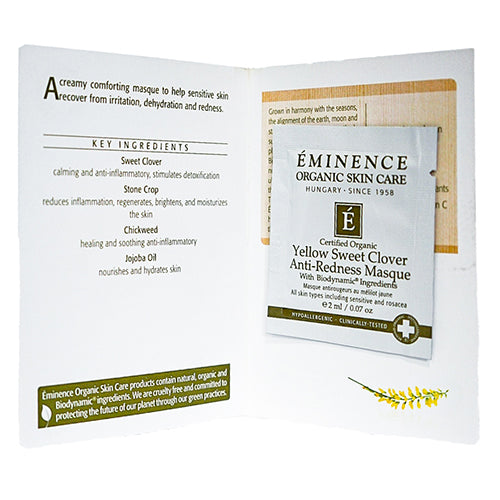Eminence Organics Yellow Sweet Clover Anti-Redness Masque
